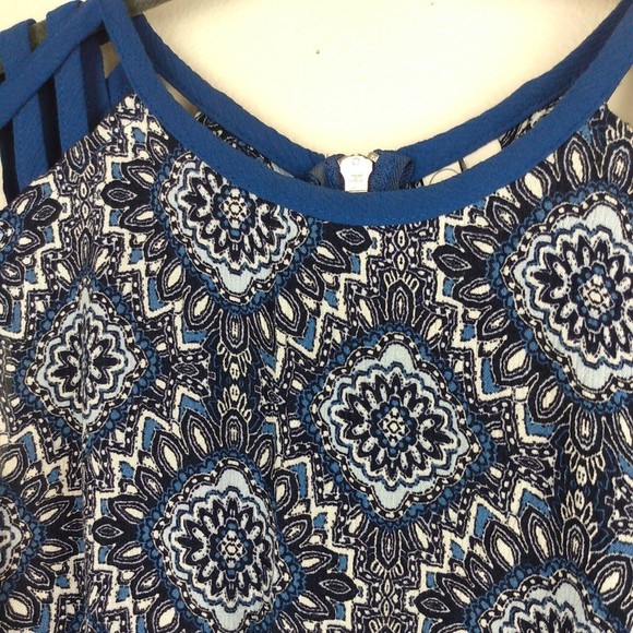 Speechless Women's Sleeveless Black & Blue midi Dress Size XS - Picture 9 of 9